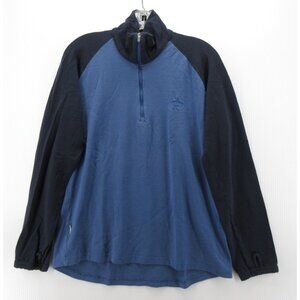 Icebreaker Sweater Large Bodyfit 260 Merino Wool 1/4 Zip Pullover